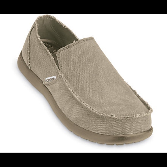 Mens Crocs Santa Cruz Slipon Khakitan 
